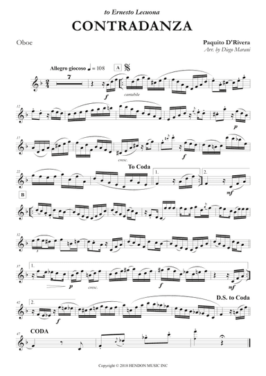 Contradanza - Duo (arr. Diego Marani)