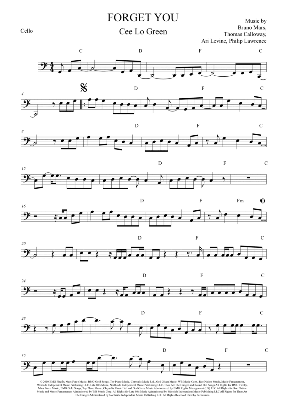Forget You (arr. Anderson Quevedo)