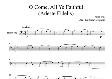 O Come, All Ye Faithful (Adeste Fidelis) (arr. Gildson Cerqueira)