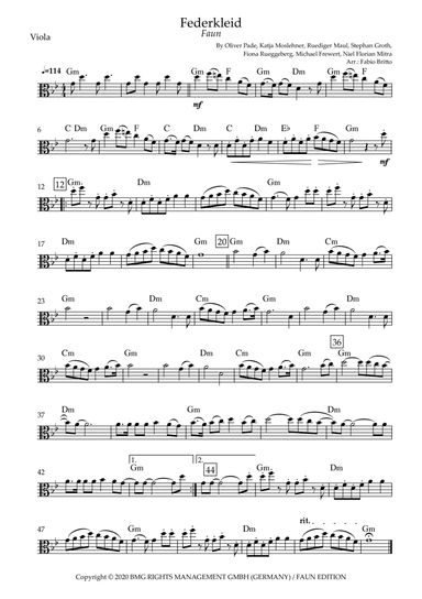 Federkleid (arr. Fabio Britto)