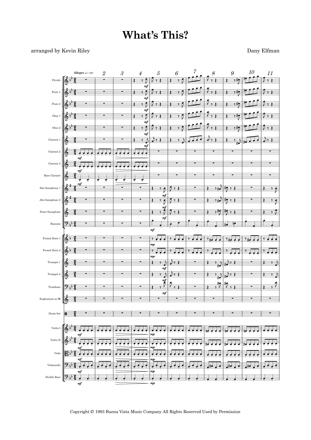 What's This? (arr. Kevin Riley)
