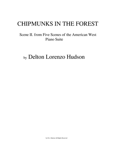 Chipmunks In The Forest