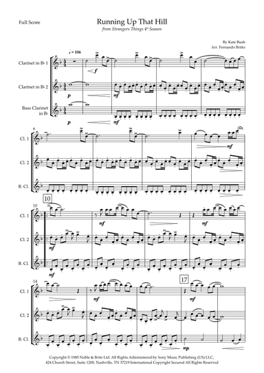 Running Up That Hill (arr. Fernando Britto)