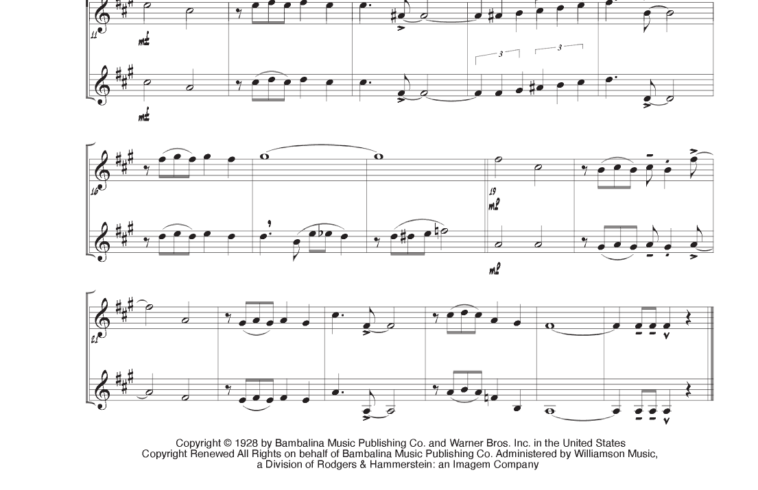 Softly As In A Morning Sunrise (arr. P. R. Frederick)