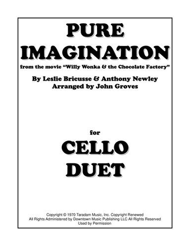 Pure Imagination (arr. John Groves)