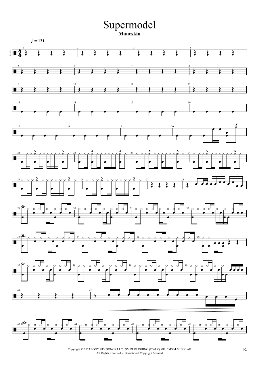 Supermodel (arr. Cyril Mayer)