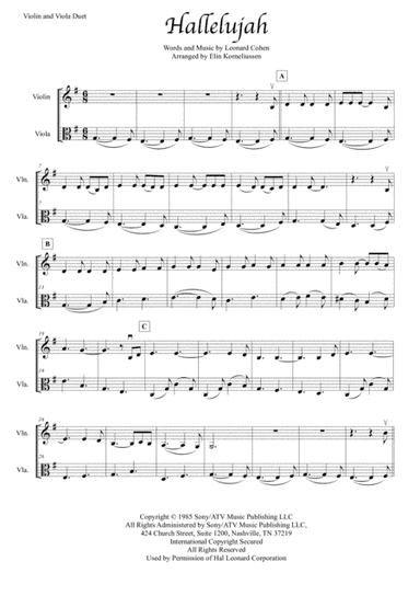 Hallelujah (arr. Elin Korneliussen)