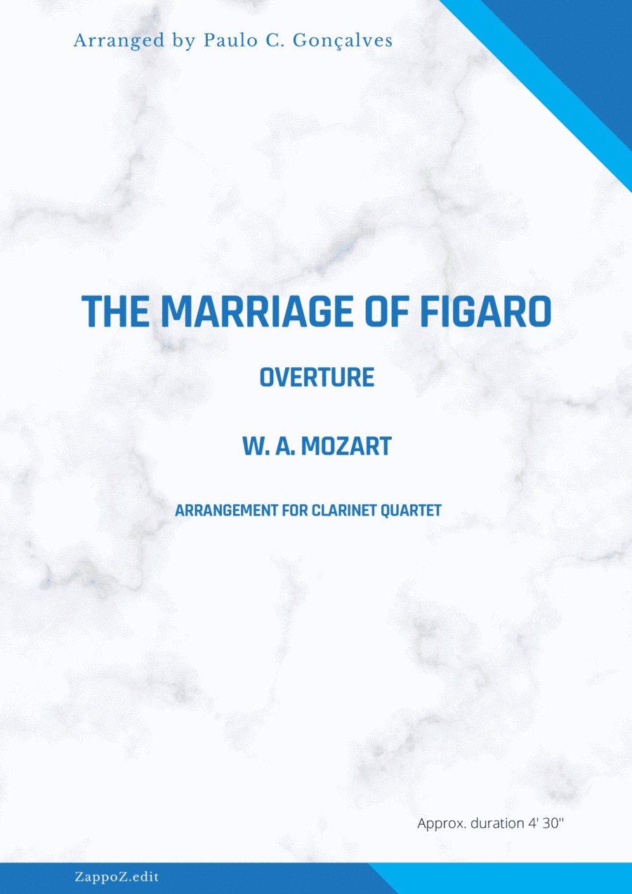 THE MARRIAGE OF FIGARO  OVERTURE - W. A. MOZART (arr. Paulo C. Gonçalves)