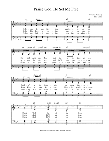 Praise God He Set Me Free