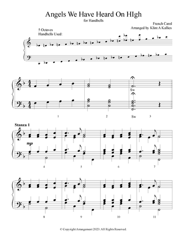 Angels We Have Heard On High (arr. Klint A Kallies)