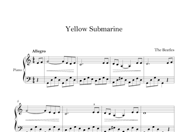 Yellow Submarine (arr. Lila)