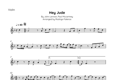 Hey Jude (arr. Rodrigo Faleiros)