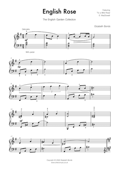 English Rose (arr. Elizabeth Bonds)