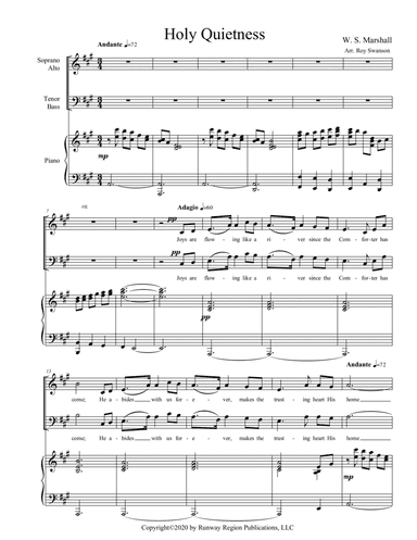 Holy Quietness (arr. Roy Swanson)