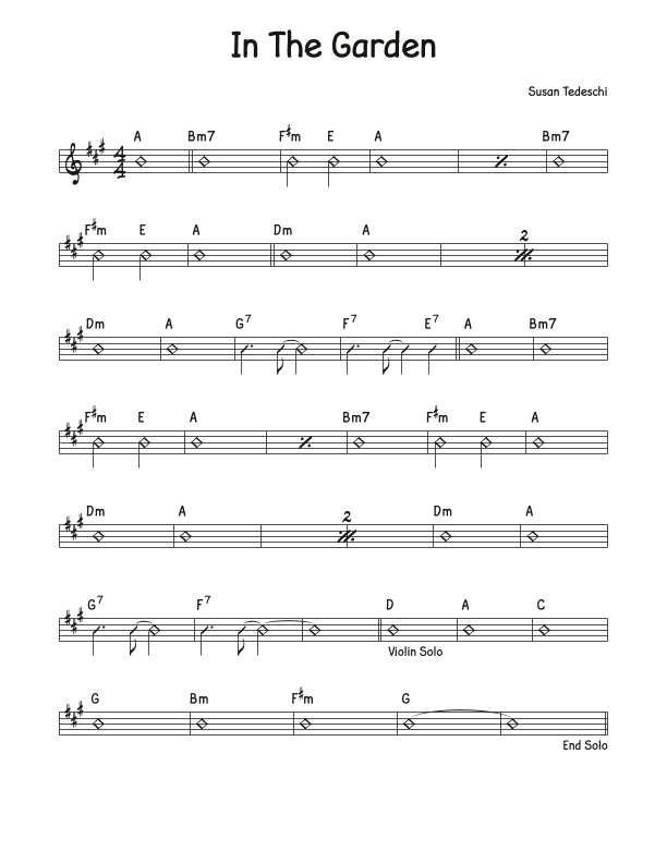 In The Garden (arr. David M Fagnant)