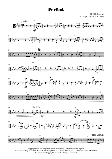 Perfect (arr. Erik B. Costa)