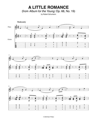A Little Romance (Album for the Young) (arr. Mark Phillips)