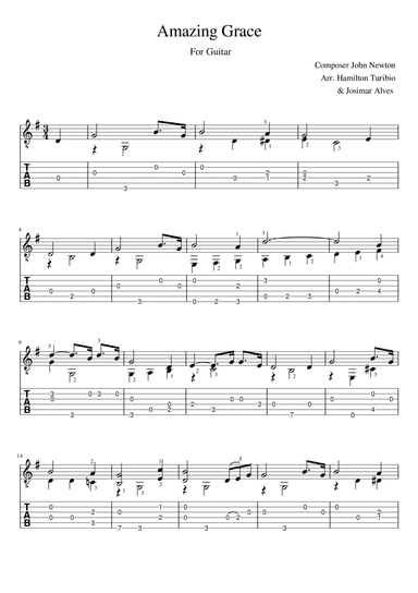 Amazing Grace (arr. Josimar Alves Fonseca)