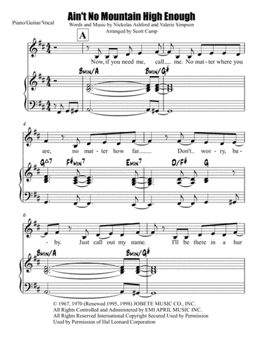 Ain't No Mountain High Enough (arr. Scott Camp)