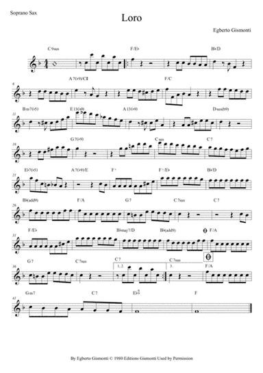 Loro (arr. Anderson Quevedo)