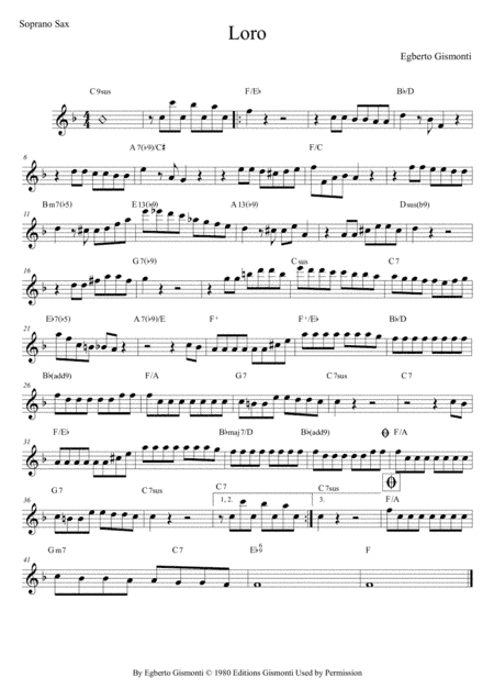 Loro (arr. Anderson Quevedo)