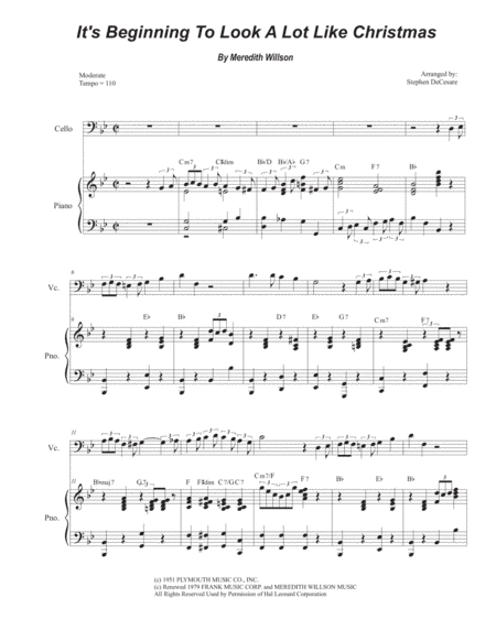 It's Beginning To Look Like Christmas (arr. Stephen DeCesare)