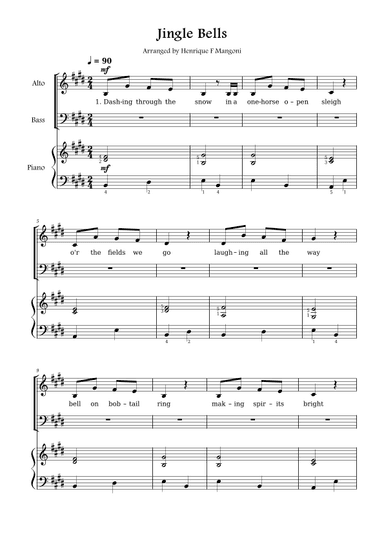 Jingle Bells (arr. Henrique F Mangoni)