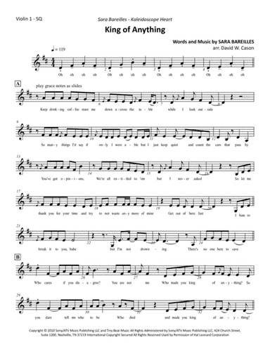 King Of Anything (arr. David W. Cason)
