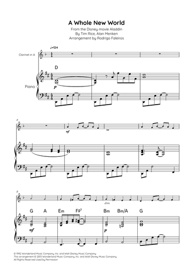 A Whole New World (arr. Rodrigo Faleiros)