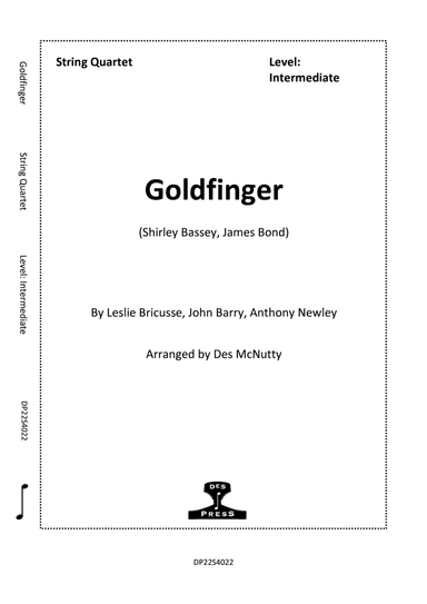 Goldfinger (arr. Des McNutty)