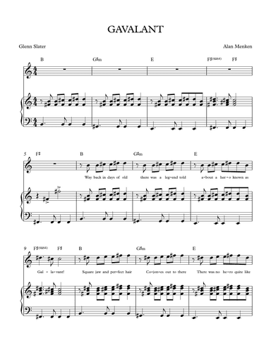 Galavant (arr. Dillon M. DeRosa)