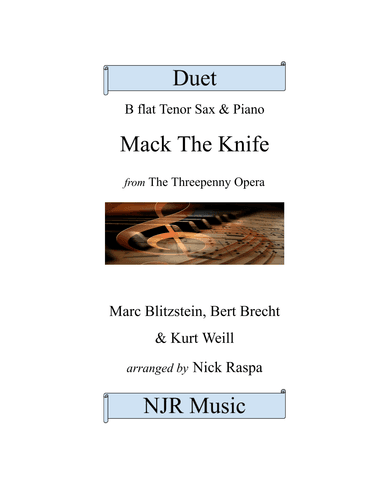 Mack The Knife (arr. Nick Raspa)