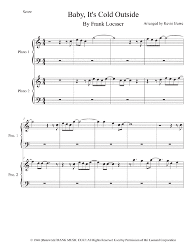 Baby, It's Cold Outside (arr. Kevin Busse)