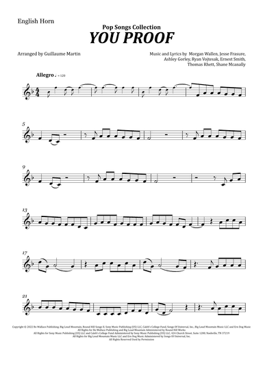 You Proof (arr. Guillaume Martin)
