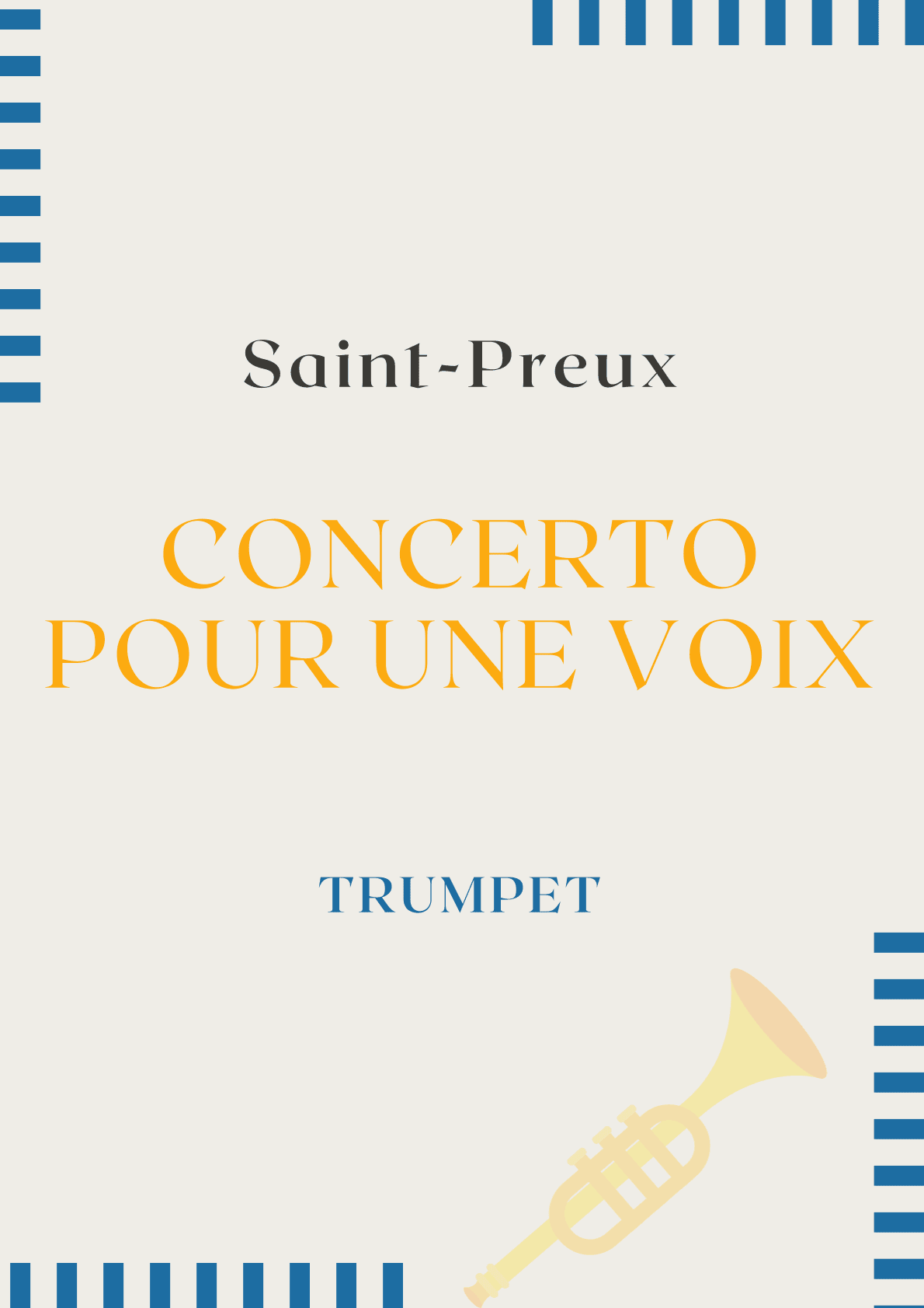Concerto Pour Une Voix (arr. Leo Silva)