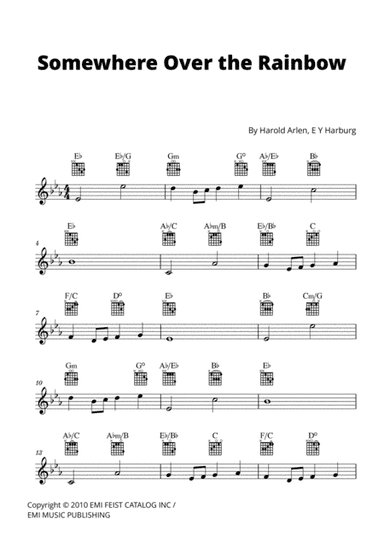 Over The Rainbow (arr. Cadenza Editions)