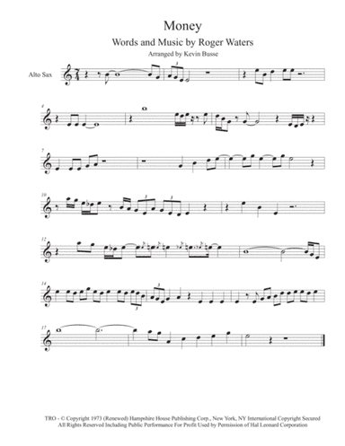 Money (arr. Kevin Busse)