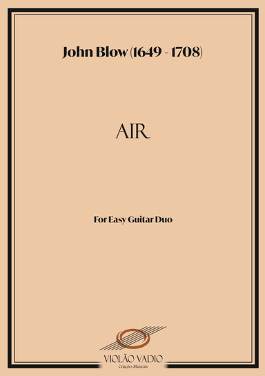 Air (Easy classical guitar duo) (arr. André Alberto Santos)