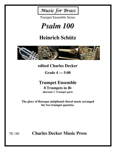 Psalm 100 for Trumpet Ensemble (arr. Charles Decker)