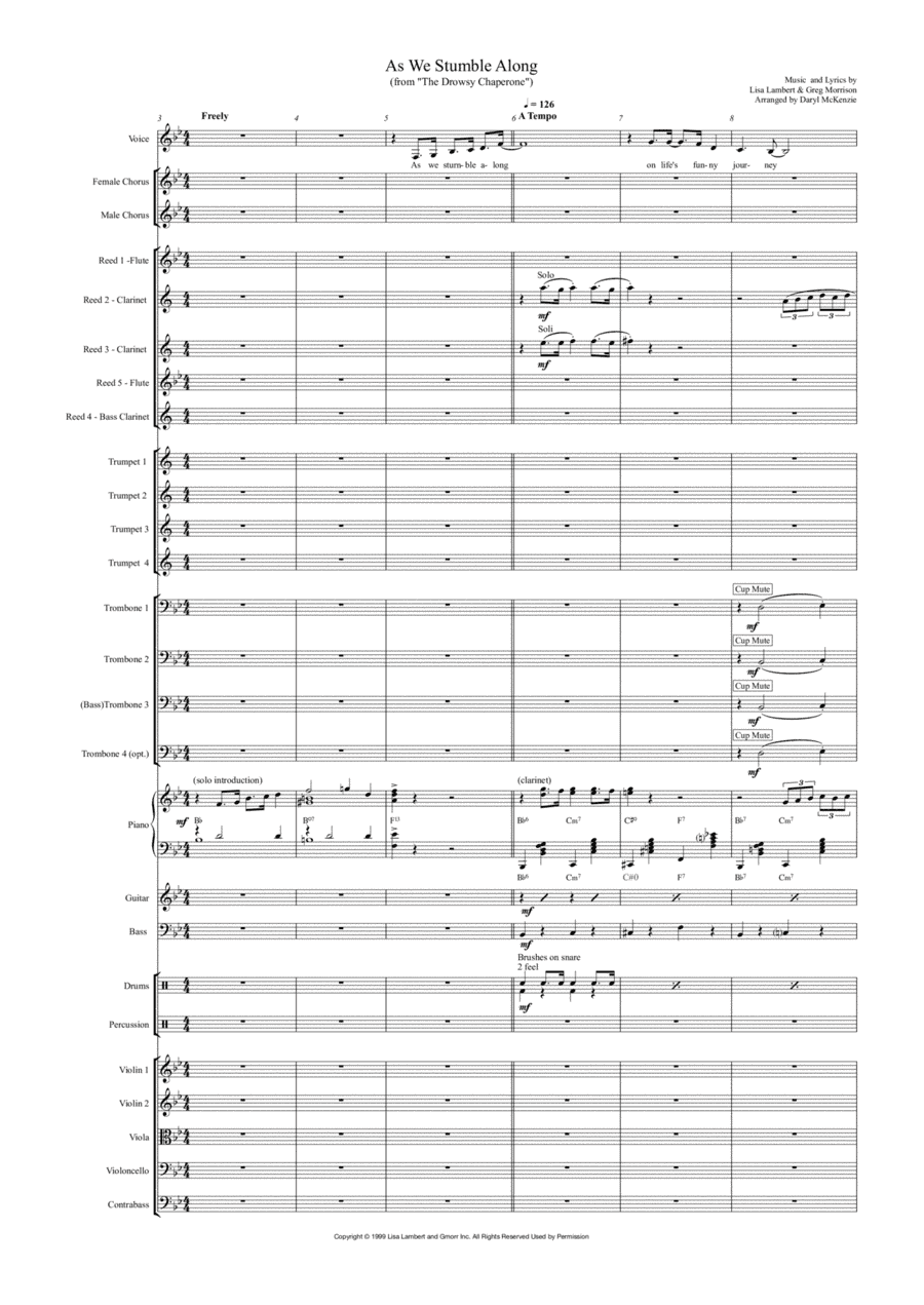 As We Stumble Along (arr. Daryl McKenzie)