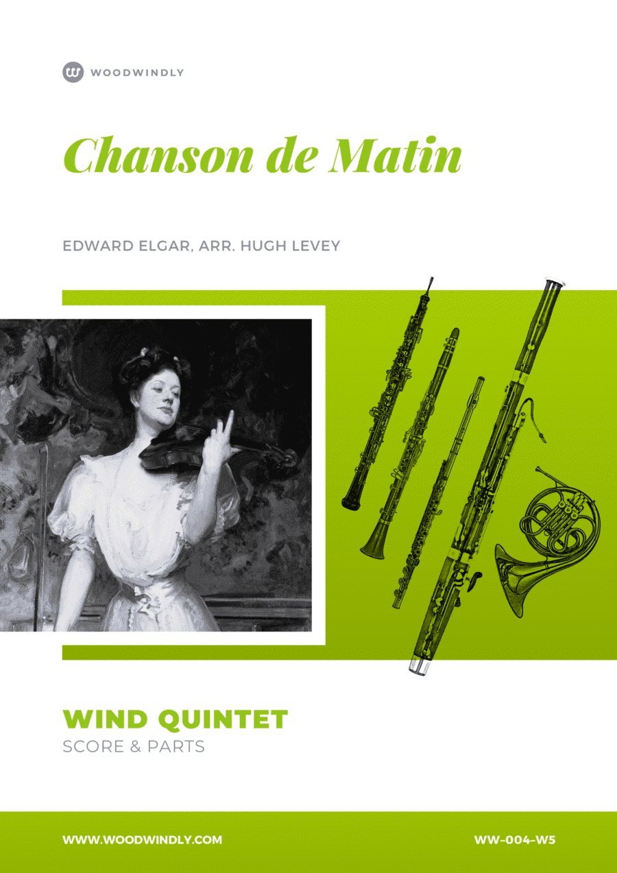 Chanson de Matin - Edward Elgar - Wind Quintet (arr. Hugh Levey)