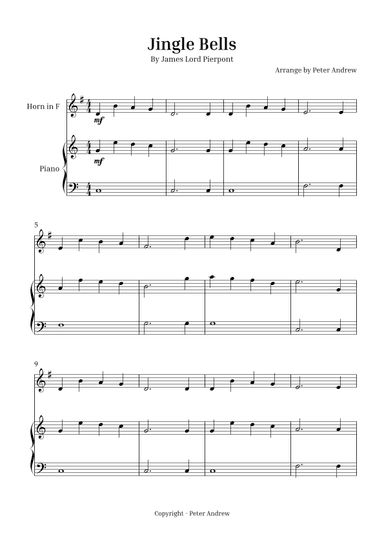 Jingle Bells (arr. Peter Andrew)