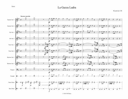 La Gazza Ladra Overture (arr. Timothy J. Olt)