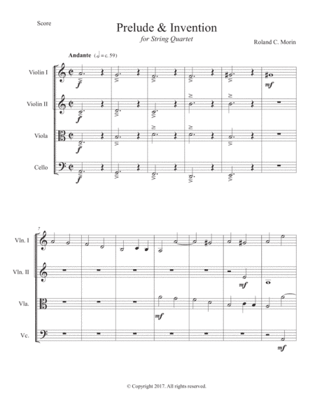 Prelude and Invention