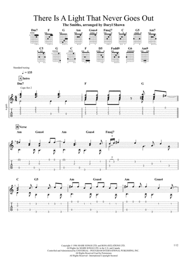 There Is A Light That Never Goes Out (arr. Daryl Shawn)