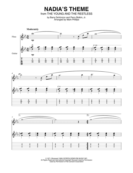 Nadia's Theme (arr. Mark Phillips)