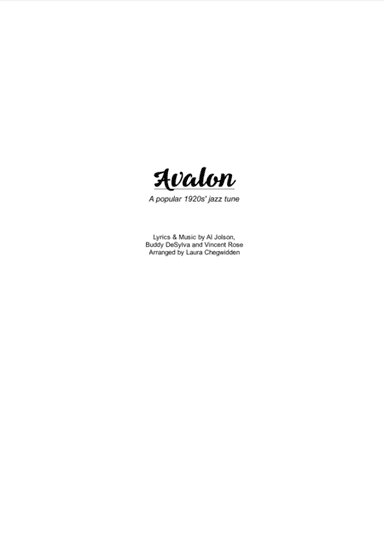 Avalon for Eclectic String Ensemble (arr. Laura Chegwidden)