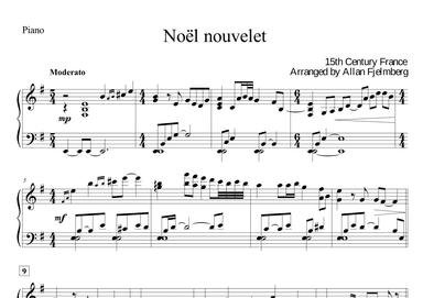 Noël nouvelet (arr. Allan Fjelmberg)
