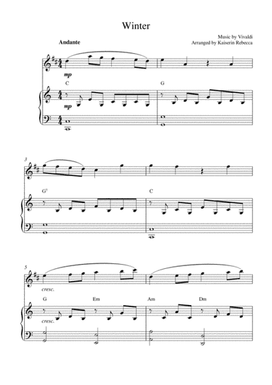 Winter (arr. Kaiserin Rebecca)