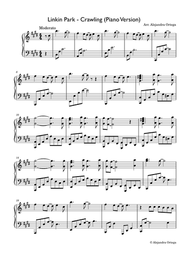 Crawling (Piano Version)